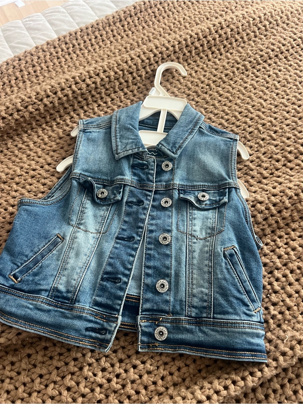 Cat & Jack Blue Denim Sleeveless Vest